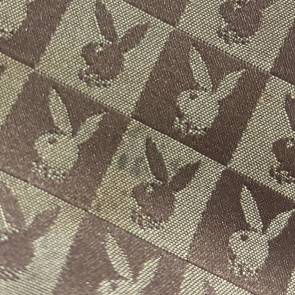 ✨ RARE ✨ VINTAGE PLAYBOY • Checkered Shoulder Bag - Picture 4 of 8